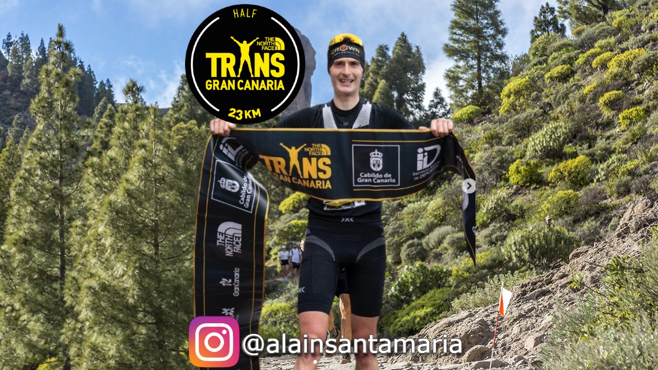 Alain Santamaría ganador de la  Half Transgrancanaria